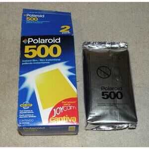 Polaroid 500 Color Instant Print Film 10 Exposures Joycam Captiva Expired 2003